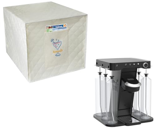 Garpernics Cocktail Machine Dust Cover for Black & Decker Cocktail Maker Cocktail Machine Dust Cover with Embroidery Pocket