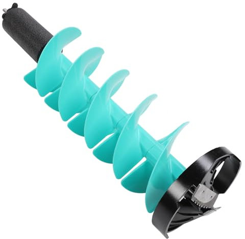 Barrena para Taladro de Hielo, Broca de Barrena para Excavadoras con Cuchillas de Carburo Cementado de Buena Resistencia a la Tracción de 8 Pulgadas para Aguas Profundas