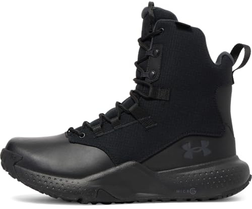 Under Armour Men's Micro G Stellar Zip Waterproof, 001 BLACK, 12