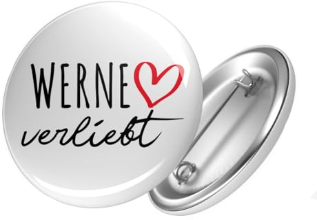 Huuraa Button Werne verliebt Geschenk