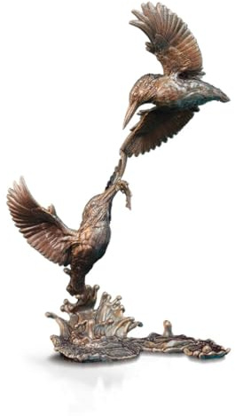 Richard Cooper Butler & Peach 2098 - Coppia di martin pescatore, in bronzo massiccio