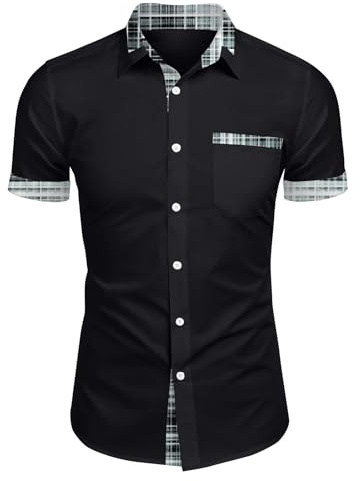 Vetement Homme Manches Courtes Chemisette Ete Vetement Chemise Homme