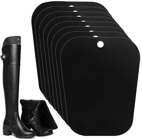 Stivali Supporti, 8PCSInserti a Forma di Stivali, Stivali Supporti Inserti di Forma Alto, Supporto Alto per Stivali per Donne e Uomini, Inserti Sagomati per Stivali, Shaper Stivali in Plastica