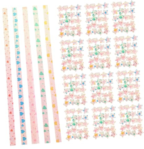 BELLIFFY 400stücke Origami-papierstreifen Bunten Farben Für -dekorationen Geeignet Für Faltkunst Bastelprojekte Feiertagsdekorationen Und Geschenkideen