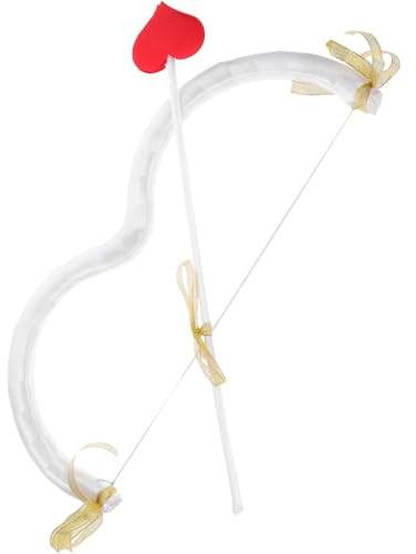 Lpitoy Bogen Pfeil Cosplay Kostüm Requisiten Set Bogenschießen Spielzeug Frauen Party Valentines Halloween Fotografie Requisiten