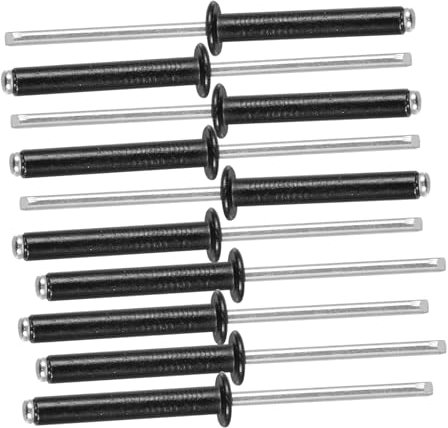 OSOLADY 50pcs Metal Rivet Assortment Round Rivets Fastener Blind Nails Aluminum Pop