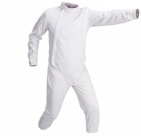 LYXXJRYBHD Ensemble de Costume de Escrime 350N pour Unisexe, Vêtements Professionnels d'Escrime, Gilet Protecteur, Veste, Pantalon pour Fleuret, Épée, Sabre, Main Gauche(30#)