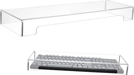 CIYODO Transparenter Tastatur-schutzhülle Aus Acryl wasserdichte Tastaturabdeckung Schutzhülle Für Computer-Tastatur Abnehmbar Und Waschbar