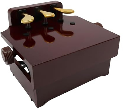PINYELIN Klavier Pedal Extender, 3 Pedalen Kinder Piano Pedaleffekt Klavier Bank Pedalverlängerung, Kinder Klavier Lehren Hilfe Zubehörteil