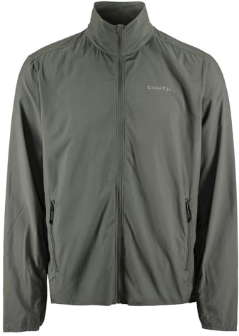 Craft CORE Essence Wind Jacket M - Giacca da allenamento antivento da uomo, taglia XXL, in poliestere riciclato, ideale per allenamento e uso quotidiano