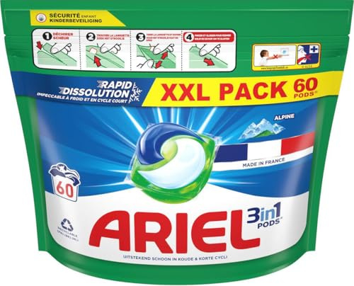 2-pack – Ariel Pods allt-i-ett – alpin – 60 stycken