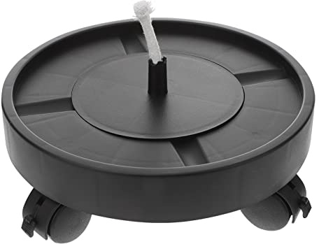 TOYANDONA Plateau à roulettes pour Pots De Fleurs Rond Chariot De Déplacement pour Jardin Support Plastique Robuste pour Intérieur Et Extérieur