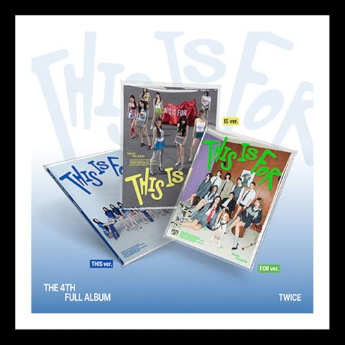 TWICE [THIS IS FOR] 4th Full Album Random Ver. Photo Book+Standee+5 Card+POB+GIFT