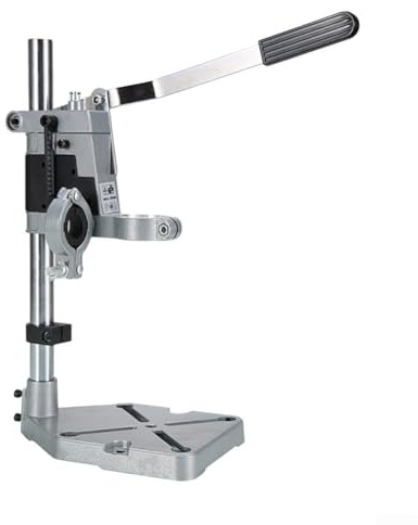 Support de perceuse électrique réglable en aluminium avec sécurité (double trou)