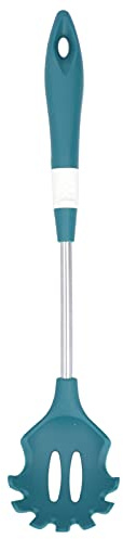 Fictory Utensile da cucina in silicone, filtro per tagliatelle, isolamento termico, anti-scottatura, impugnatura comoda, utensile da cucina durevole, design salvaspazio