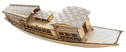 Toyvian Holzbootmodell Diy-bausatz Für Bastelprojekte Umweltfreundlich Und Sicher Als Dekoration Für Tisch Auto Büro Oder Schlafzimmer Geeignet Lernspielzeug Logischen Denkweise Und Feinmo