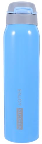 GALPADA Adult Sippy Cup: 500ml Senior Spill Proof Cup Bedridden Patient Water Bottle - Hospital Style Water Mug With Straw - Spillproof Elderly Tumbler