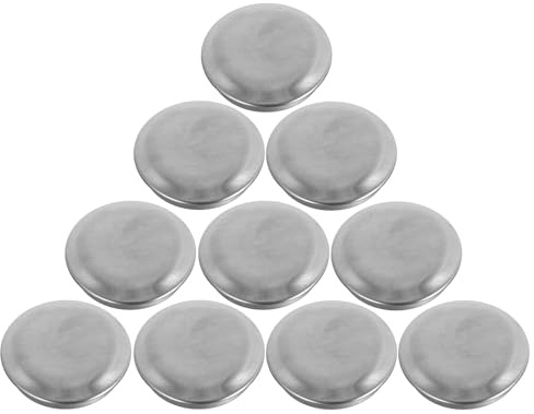 Toddmomy Kitchen Sink Hole Covers 35mm Diameter 10pcs Stainless Steel with Easy Installation and Versatile Usage Silver for Bathroom and Kitchen Countertops