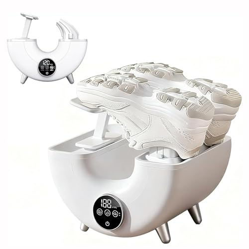 Electric Shoe Dryer with Water Collection Box, 3 Modes, 40-65°C Temperature Control, Ideal for Deodorizing Boots, Hats, Socks, and Gloves