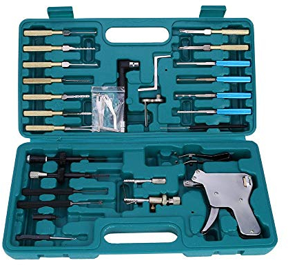 Loboo Idea Lock Pick Gun, Türöffnerschloss Reparatur-Werkzeugkasten für Schlosserwerkzeuge Lock Pick Gun Lockpicking