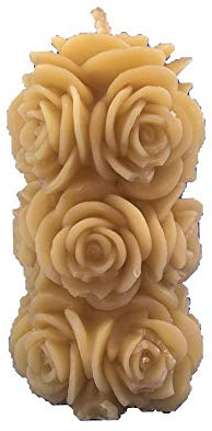 Bougie parfumée bouquet fleurie- Jaune