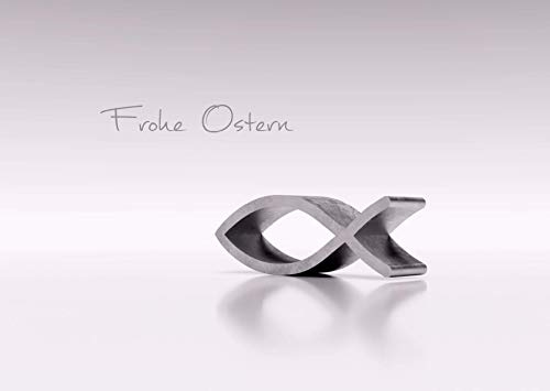 3DREAMS Osterkarten Set 3 Stück XL DIN A5 mit Umschlägen – Ostergeschenk Karten – inkl. Anhänger – edle Grußkarten