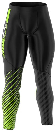 SMMASH Run Sport Långa Leggings för Män, Herr Kompression Löpning Leggings, Träning sporttights, funktionsunderbyxor, Gym, OCR, Andas och Lätt, Antibakteriellt Material, Tillverkad i EU (XL, x_l)