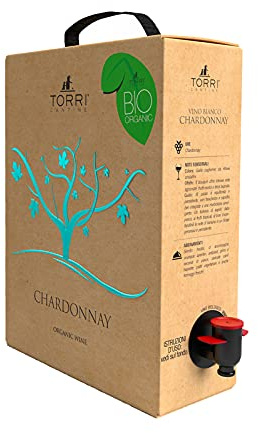 Vino bianco Bag in Box Chardonnay Biologico 3 Litri
