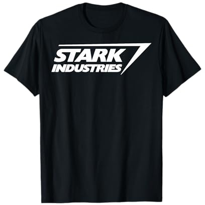 Marvel Iron Man Stark Industries Logo Maglietta