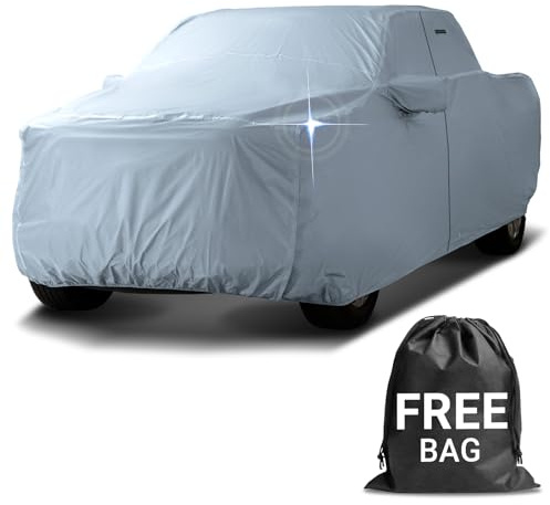 iCarCover Fits 2004-2026 Chevrolet Silverado 1500 Crew Cab, 5.8 ft. Short Bed Truck Cover Automobiles Form-Fit Padded Full Exterior Waterproof Automobiles Protection Covers