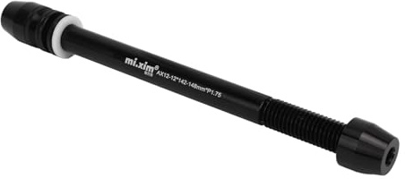 Focket Trainer Steckachse, Aluminiumlegierung Steckachsenadapter Hinterradspieß für Indoor, für Rennrad Mountainbike, Länge 142 Mm Bis 148 Mm Boost, für M12x142 Bis M12x148mm Nabe