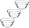 PAMINGONO 3pièces Lot De Bols à Pudding Verre Coupes à Gelée Petits Bols Transparents Récipients à Dessert De Préparation De Cuisine