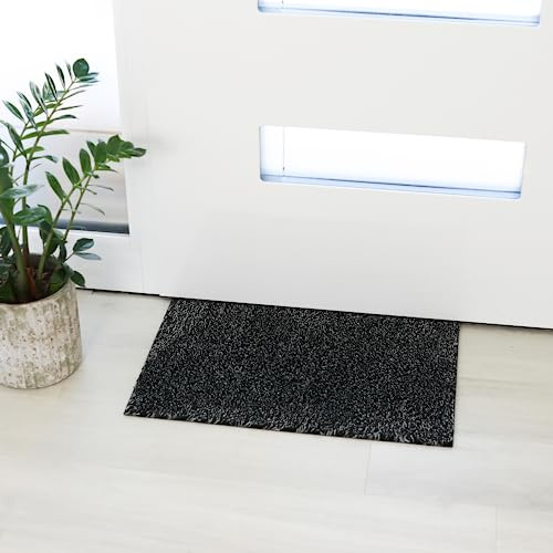 Profolio Fußmatte Innen - Waschbare und rutschfeste Eingangsmatte für Innenbereiche - 1cm Flache Fußmatte - Fußabtreter für den Eingang, Haustür & Flur - 40 x 50 cm - Größe Wählbar