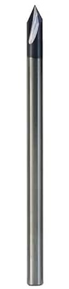 1pc Fasenfräser 60 90 120 Grad Hartmetall Fasenfräser Entgraten Kanten Fräser 3 Flöten CNC Schaftfräser(3xD3x50Lx60d)