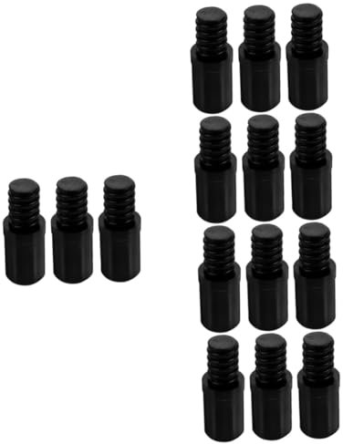 Cabilock 15pcs Replacement Tip for Broom Handle Threaded End Mop Pole Adapter Sturdy Easy Install Home Office Cleaning Tool
