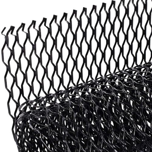 Hkfgdjdl Rejilla de aluminio para coche, rejilla de ventilación para parachoques impermeable y resistente