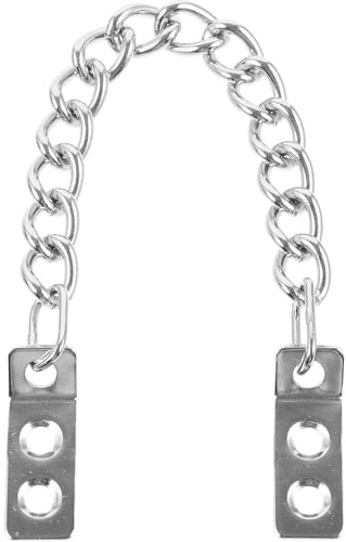Alipis Catena Antifurto per Porte in Metallo Zincato Catenaccio Sospeso per Armadi e Porte D’Ingresso Catena di Sicurezza Resistente per Vetrine Facile Installazione