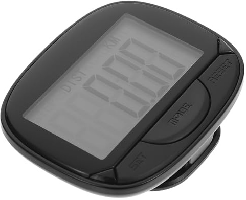 VALICLUD Step Counter with Large Screen and Clip Portable Digital Pedometer for Walking Exercise Suitable for Men Women and Boys and Random Color