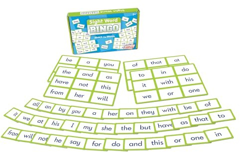Junior Learning Sight Word Bingo | Educational Resource for Classroom or Home School Use | Learn the most common Sight Words | Ages 5+, Year 1-2