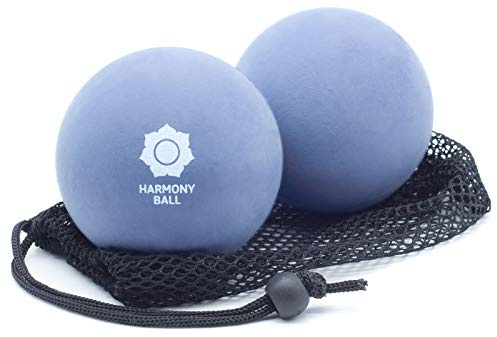 Harmony Ball Faszien Massagebälle 6,3 – 9 cm & Sets inkl. Netz – Naturkautschuk 2er & Einzelbälle – Triggerpunkt Selbstmassage bei Verspannungen – Rücken, Nacken, Füße, Yoga & Regeneration