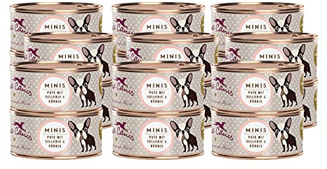 Terra Canis Pute mit Sellerie & Kürbis, Mini-Hunde Nassfutter, 18x100g | 100% Lebensmittelqualität aller Rohstoffe, mit frischem Fleisch, kalziumreich für kleine Hunde, getreide- und glutenfrei