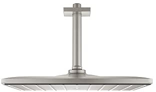 GROHE Rainshower Mono 310 Cube | Brause-& Duschsysteme - Kopfbrauseset Deckenauslass 142 mm | Kopfbrause Rainshower 310 und Brausearm Rainshower | supersteel | 26566DC0
