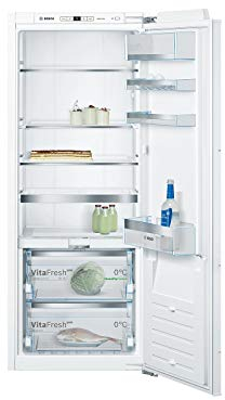 Bosch Hausgeräte KIF51AFE0 Serie 8 - Nevera empotrable (140 x 56 cm, 222 L, bisagra plana, fabricado en Alemania, VitaFresh Pro 3 veces más frescura, iluminación LED uniforme, iluminación LED
