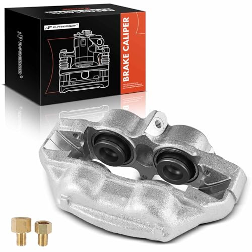 A-Premium Disc Brake Caliper Assembly Without Bracket Compatible with Buick Gran Sport GS 350 GS 400 Sportwagon Pontiac Firebird GTO LeMans Chevrolet Chevelle Oldsmobile Cutlass Front Driver Side