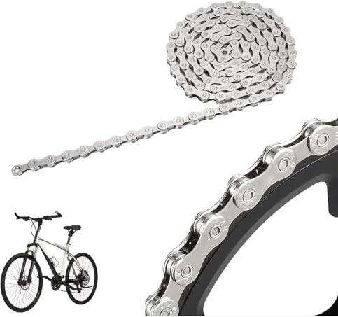 Tefola 10 Speed Carbon Steel Bike Chain, High Rigidity, Impact Resistance, Mountain Road Bikes, Sram Compatible