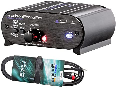 Art Precision Phono Preamp preamplificatore per giradischi + cavo audio keepdrum
