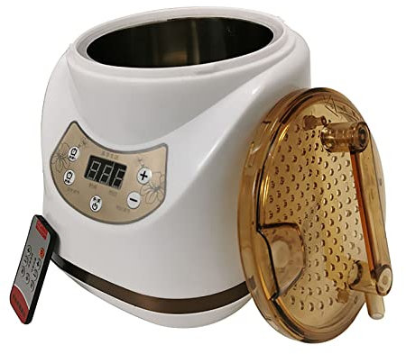 Pot générateur de vapeur portable pour sauna, générateur de vapeur 2L pour sauna, avec affichage de la minuterie et télécommande, pour tente de sauna, boîte de bain à vapeur, tonneau en bois, baignoir