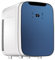 Refrigerador de coche, calefacción y refrigeración para el hogar, pequeño dormitorio de estudiantes con refrigeración, minicongelador de una sola puerta,Blue