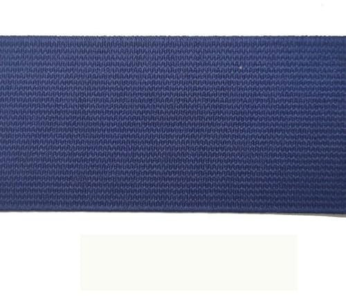 2M 20/25/30/40/50mm banda de goma doblada sobre banda elástica para ropa interior pantalones sujetador ropa de goma ajustable suave cintura elástica-azul marino 2,25mm