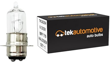 Tek Automotive 3625 Halogen Motorcycle Headlight Bulb 6V 25/25W PX15D